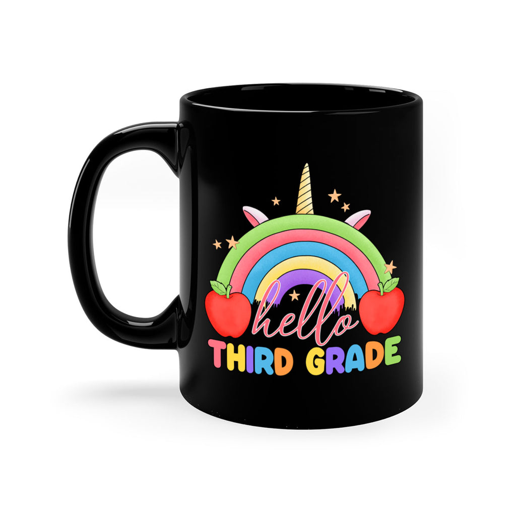 Hello 3rd Grade Unicorn Rainbow 13#- Third Grade-Mug / Coffee Cup
