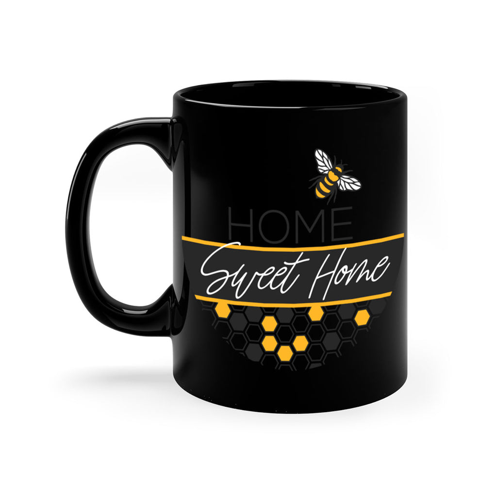 Home Sweet Home Bee and hive pattern243#- spring-Mug / Coffee Cup