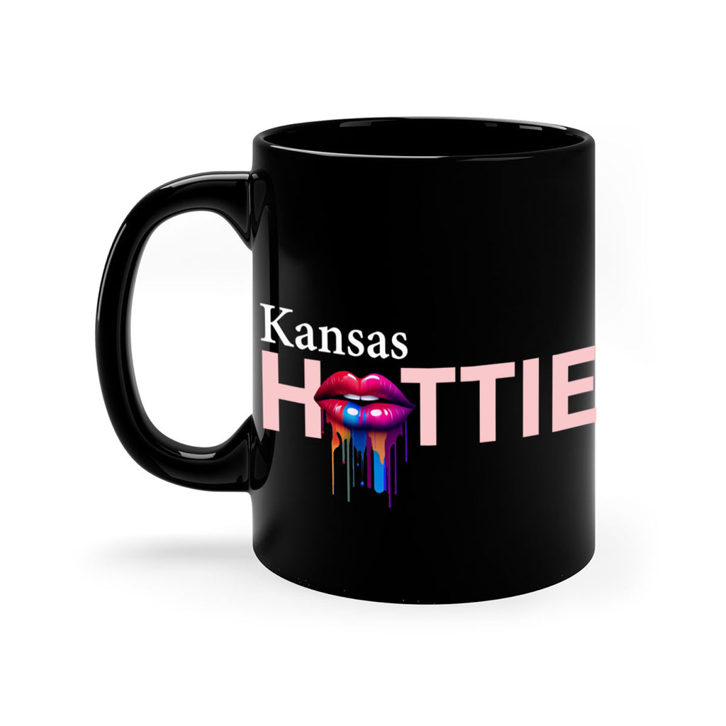 Kansas Hottie with dripping lips 90#- Hottie Collection-Mug / Coffee Cup