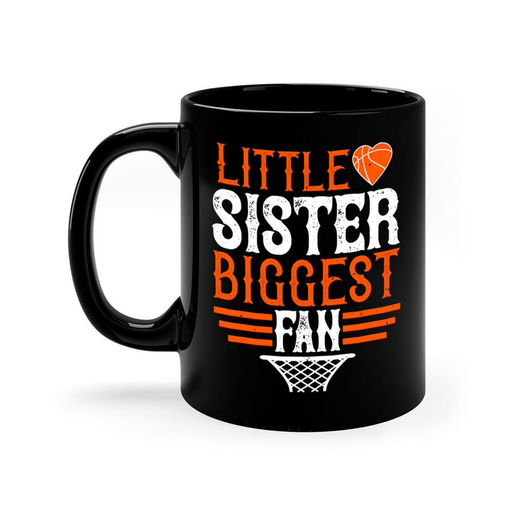 Little sister biggest fan 837#- basketball-Mug / Coffee Cup