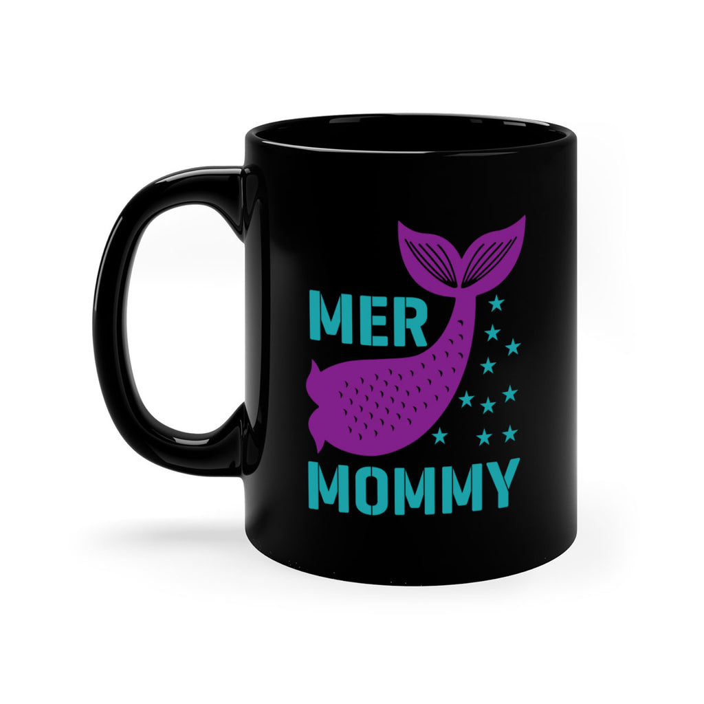 Mer Mommy 342#- mermaid-Mug / Coffee Cup