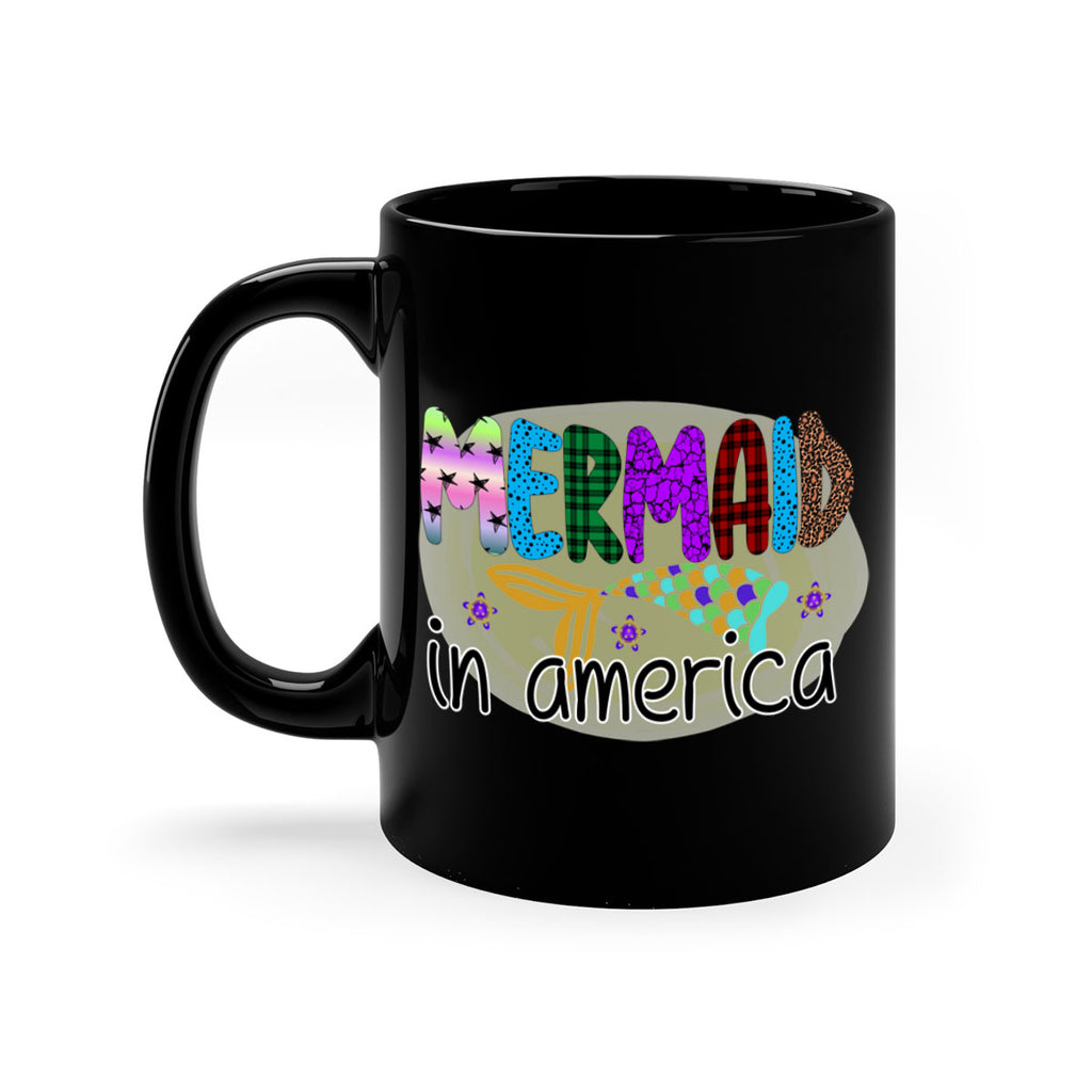 Mermaid In America 419#- mermaid-Mug / Coffee Cup