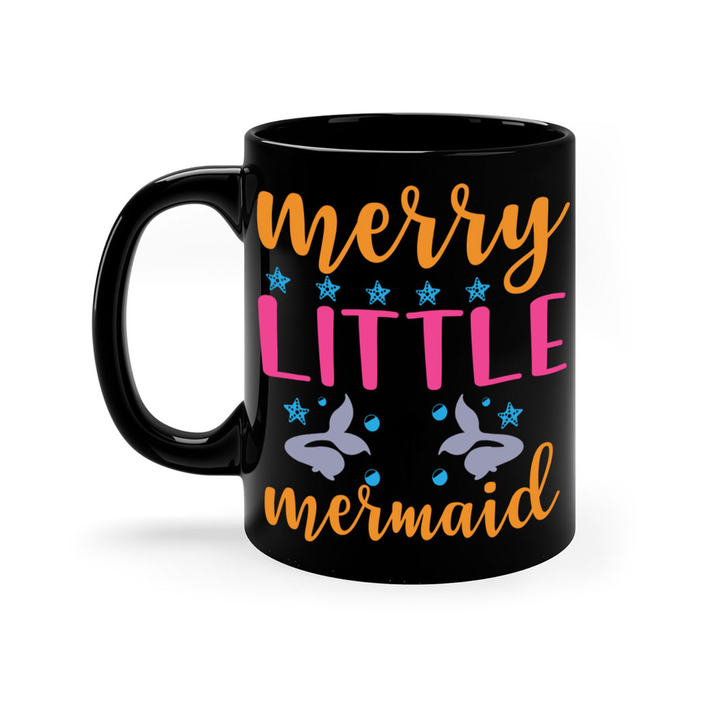 Merry Little Mermaid Design 503#- mermaid-Mug / Coffee Cup
