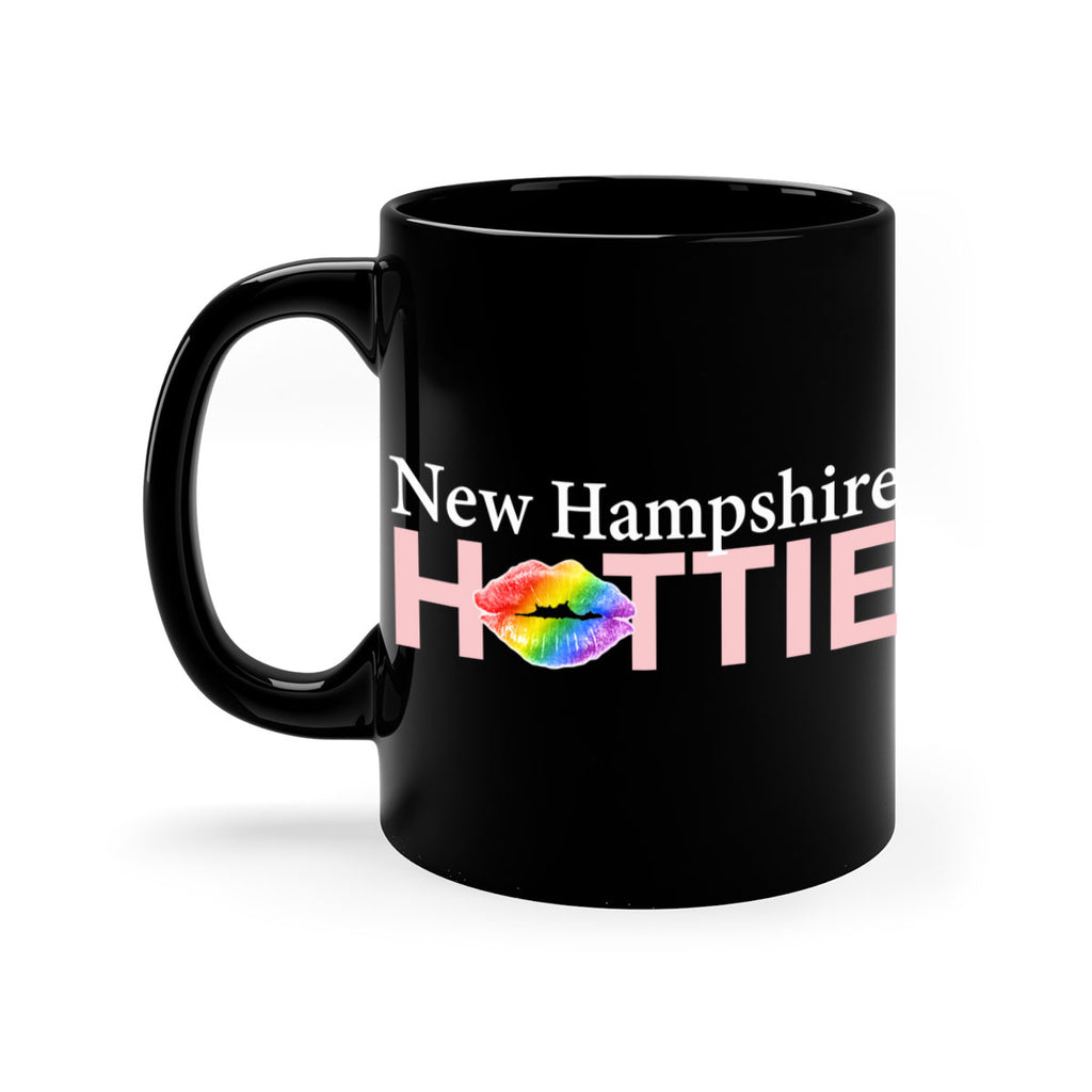 New Hampshire Hottie with rainbow lips 80#- Hottie Collection-Mug / Coffee Cup