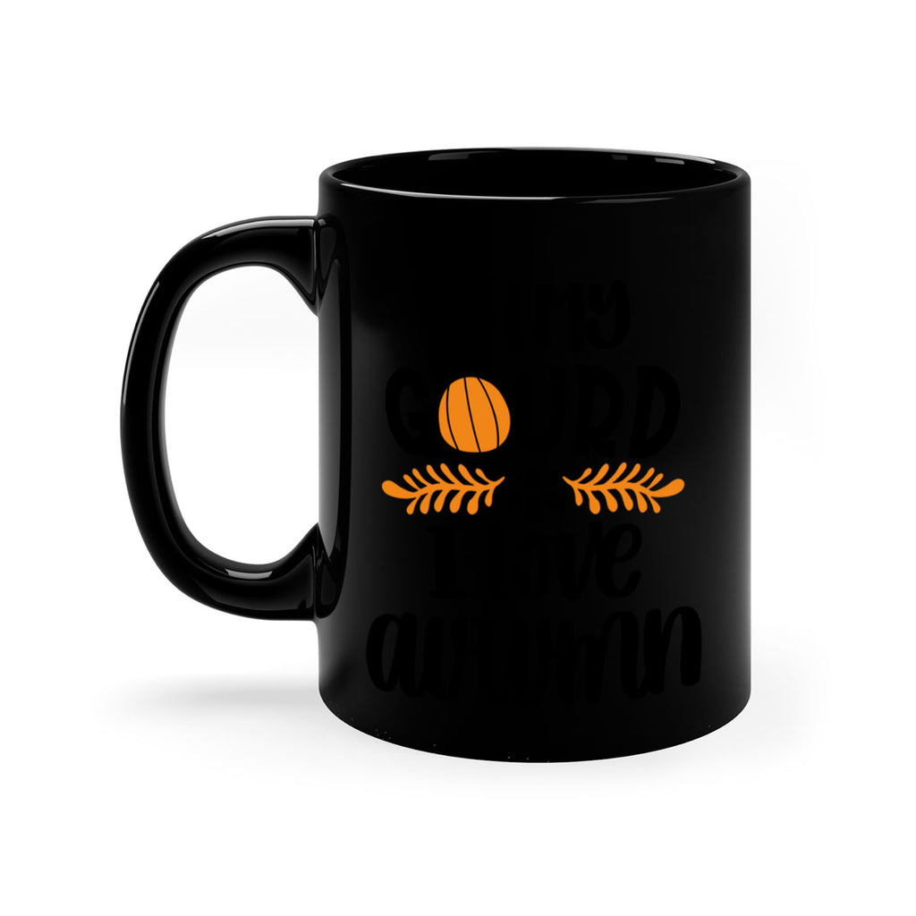 Oh My Gourd I Love Autumn 504#- fall-Mug / Coffee Cup