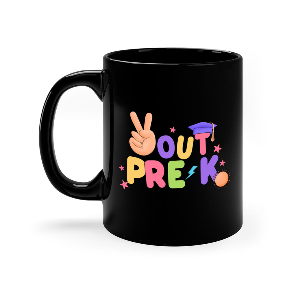 Peace Out PreK Peace Hand 22#- preK-Mug / Coffee Cup