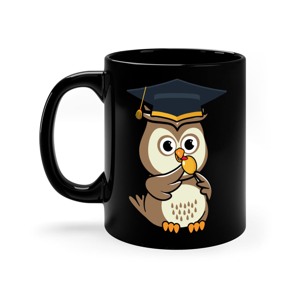 Profesor Owl Licks Candy A TurtleRabbit 17#- owl-Mug / Coffee Cup