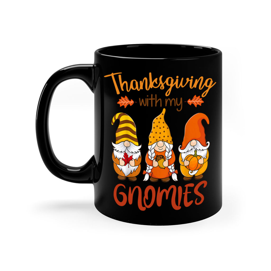 ThanksgivingWithGnomiesFall 610#- fall-Mug / Coffee Cup