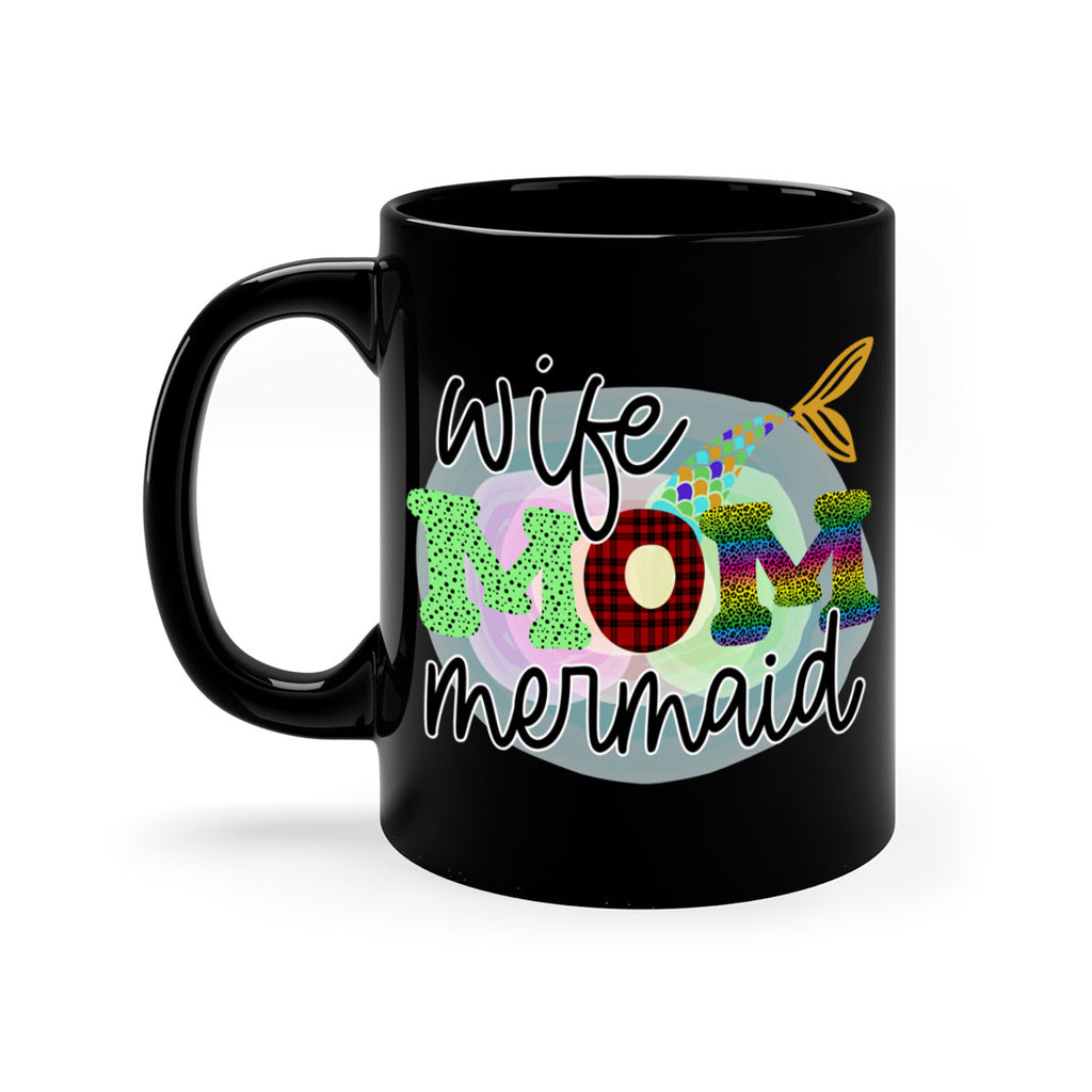 Wife Mom Mermaid 674#- mermaid-Mug / Coffee Cup