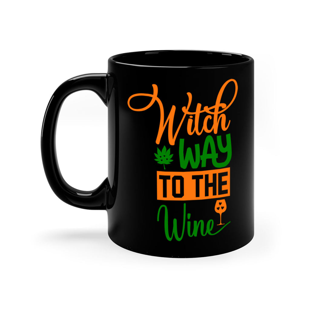 Witch Way to the Wine 650#- fall-Mug / Coffee Cup