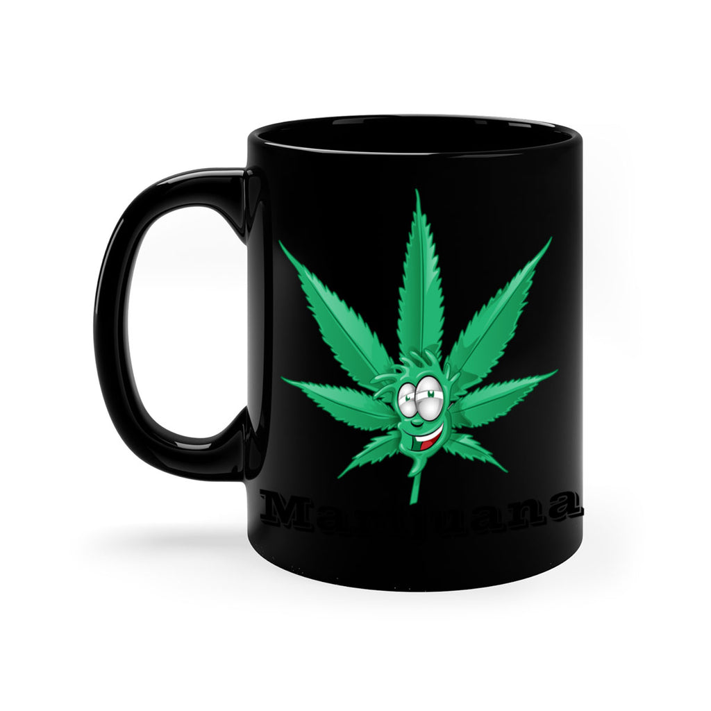 marijuana happy face 199#- marijuana-Mug / Coffee Cup