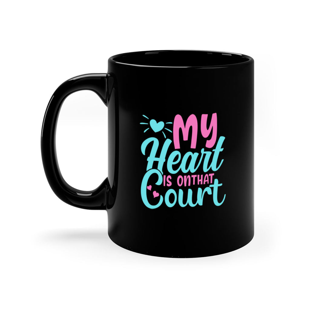 my heart is on the court 1988#- basketball-Mug / Coffee Cup