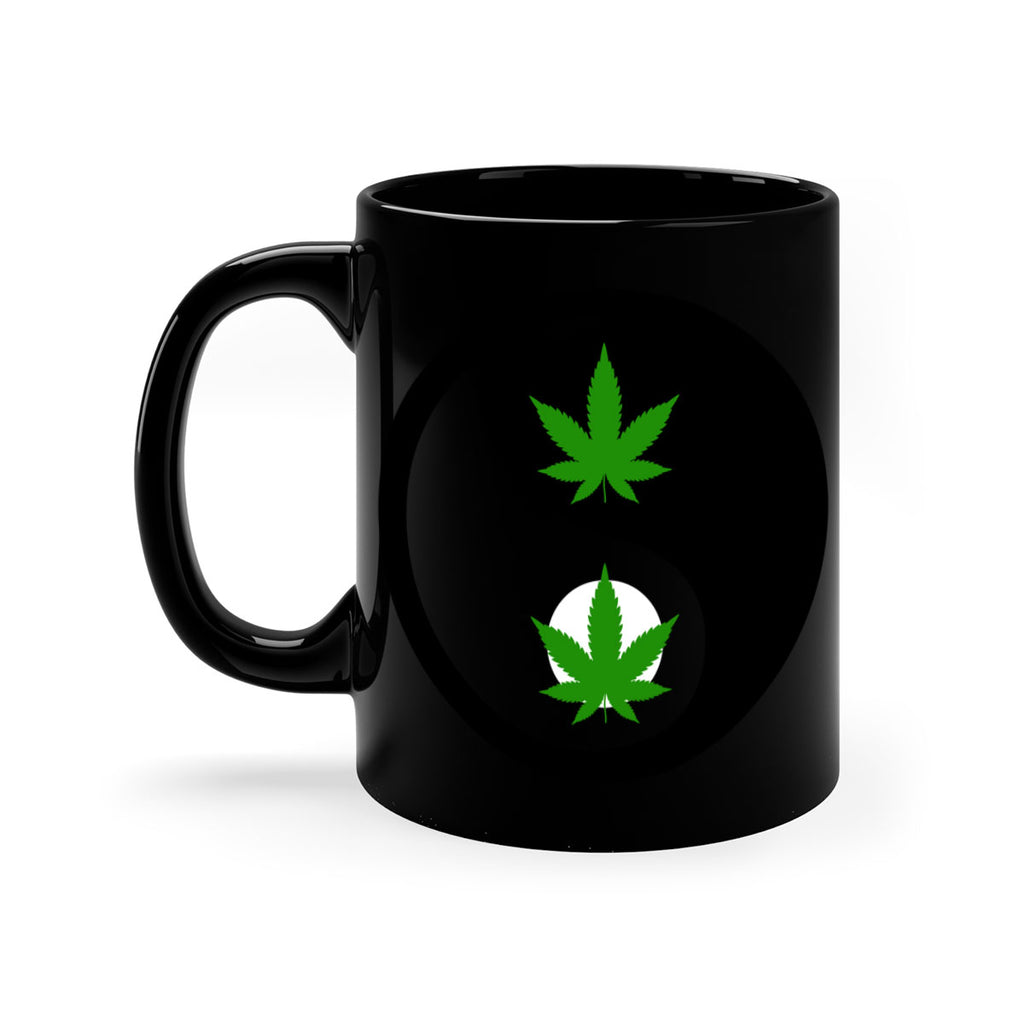 yin and yang weed 311#- marijuana-Mug / Coffee Cup