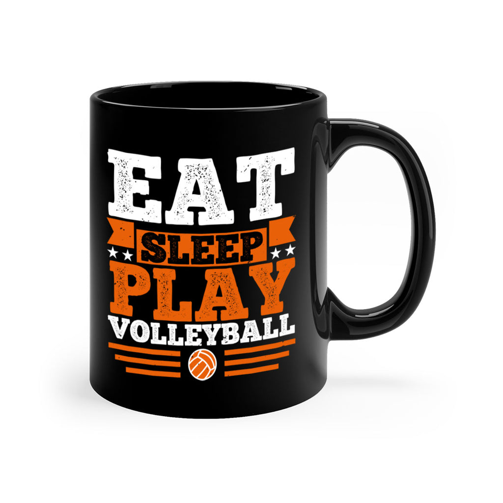 Eat sleep play volleyball 2340#- basketball-Mug / Coffee Cup