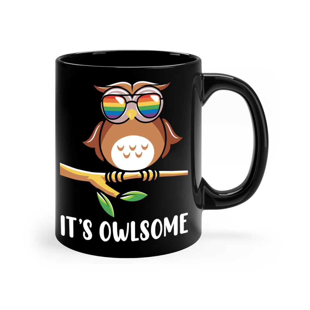 Funny Owl Gift Im Owlsome A TurtleRabbit 7#- owl-Mug / Coffee Cup