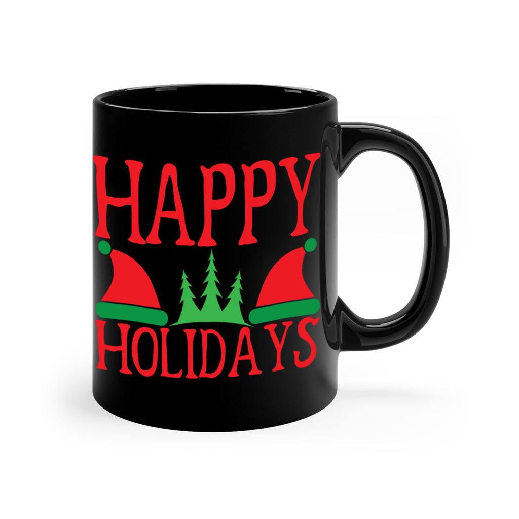 Happy Holidays 136#- winter-Mug / Coffee Cup