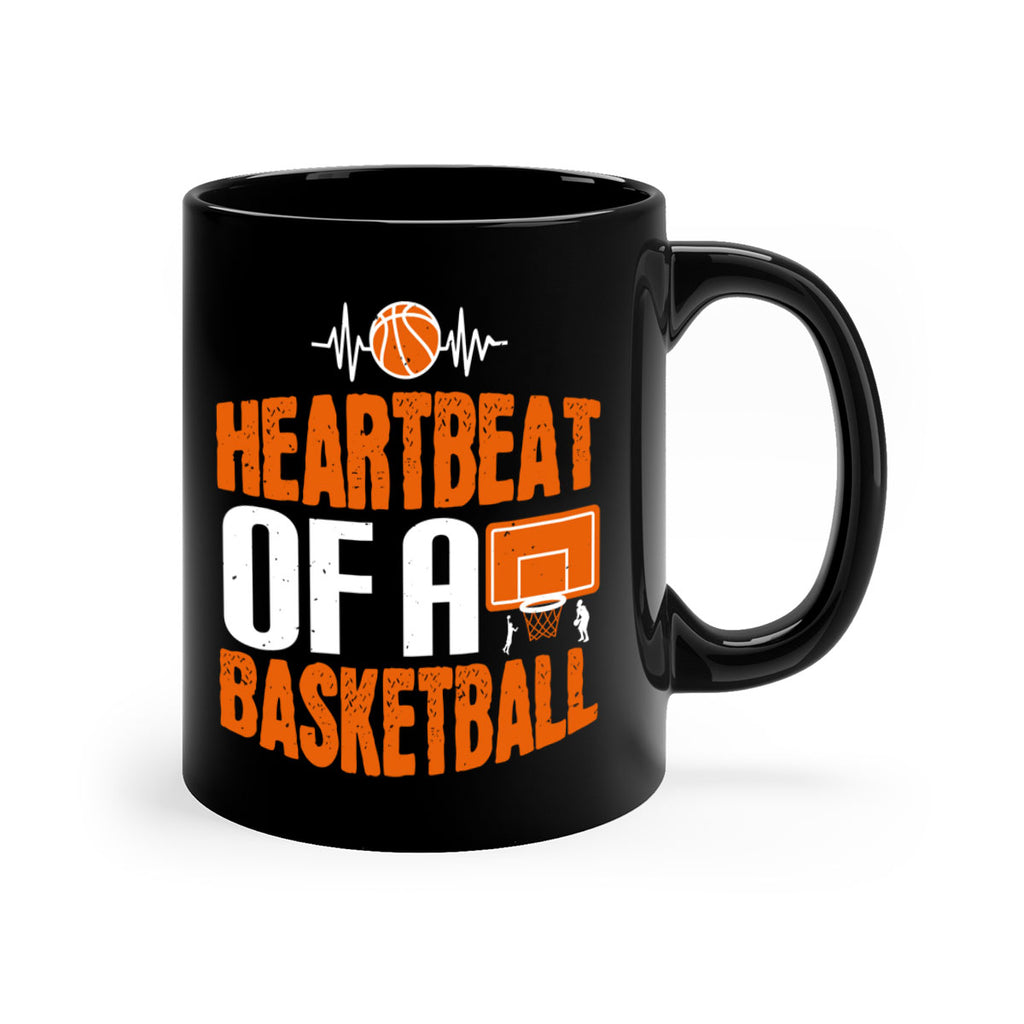 Heartbeat of a basketball 2299#- basketball-Mug / Coffee Cup
