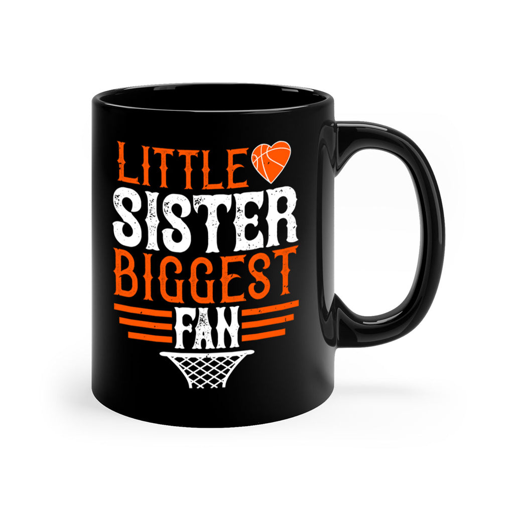 Little sister biggest fan 837#- basketball-Mug / Coffee Cup