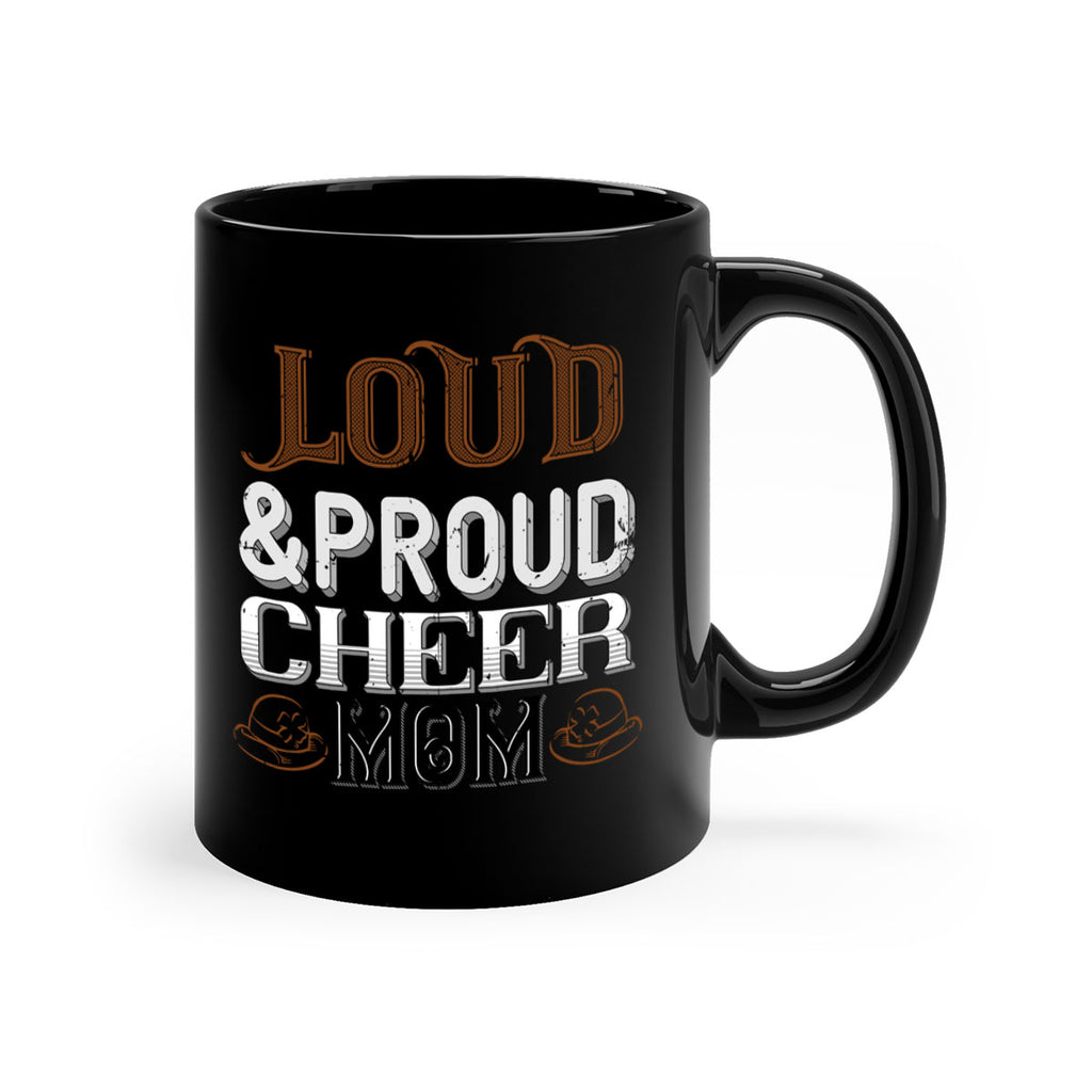Loud proud cheer mom 763#- football-Mug / Coffee Cup