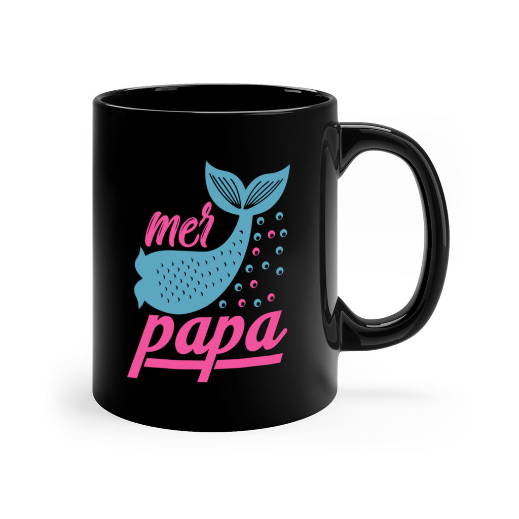 Mer Papa 344#- mermaid-Mug / Coffee Cup