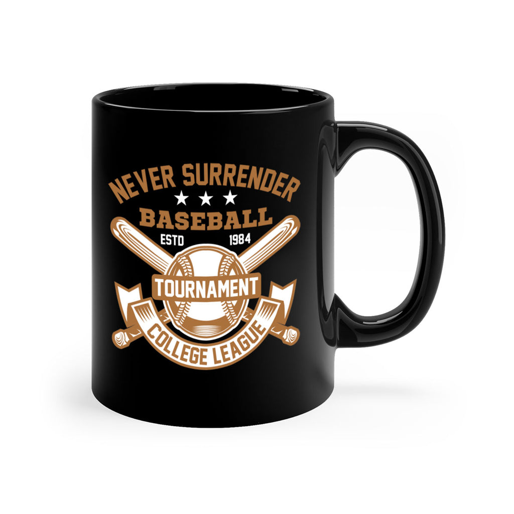 Never 624#- baseball-Mug / Coffee Cup