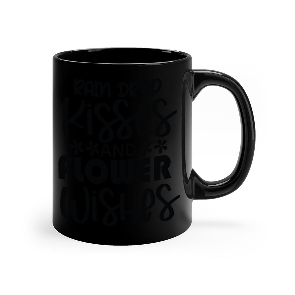Rain drop kisses and flower 398#- spring-Mug / Coffee Cup