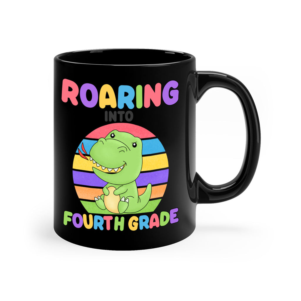 Roaring to 4th Grade Trex 24#- 4th grade-Mug / Coffee Cup