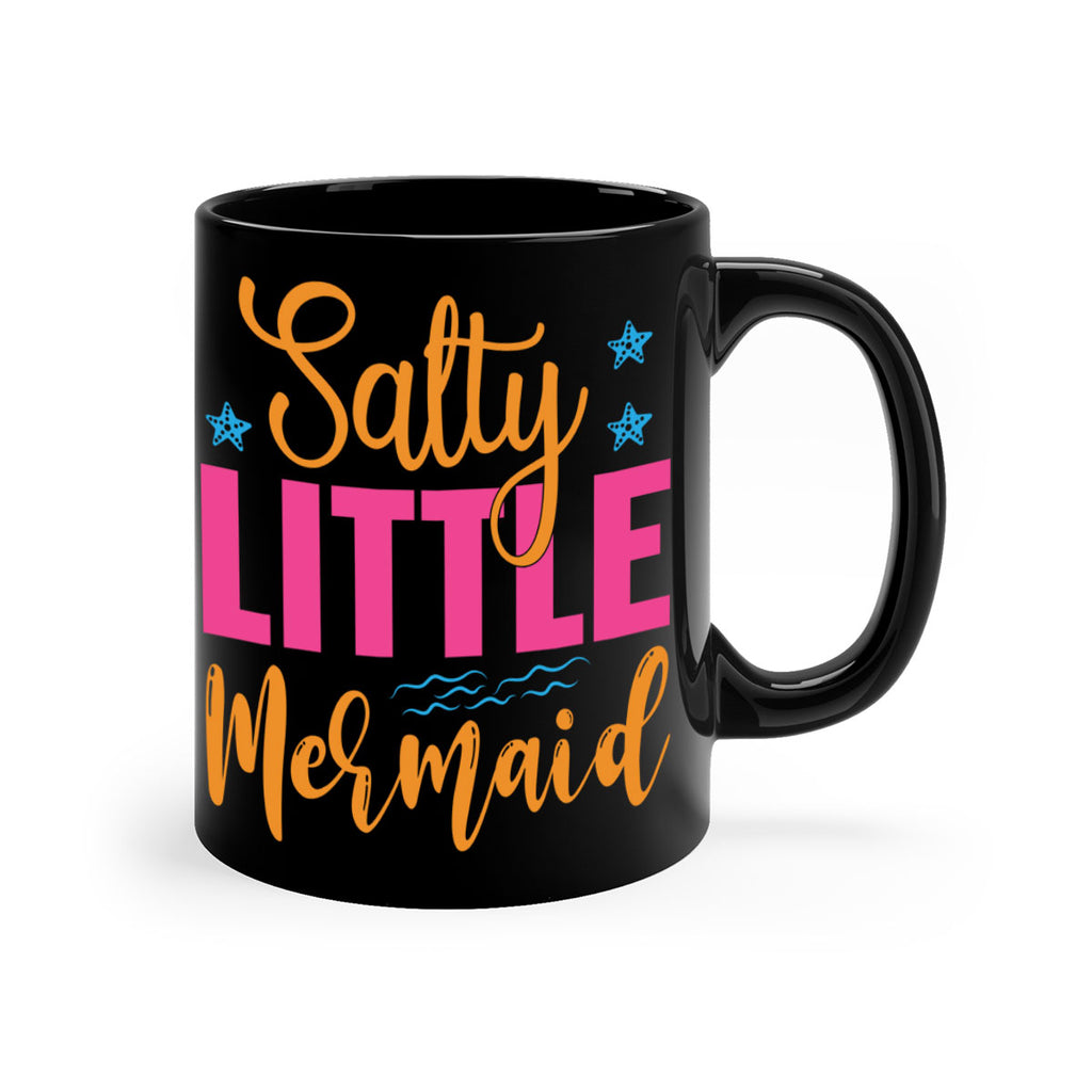 Salty Little Mermaid Design 574#- mermaid-Mug / Coffee Cup