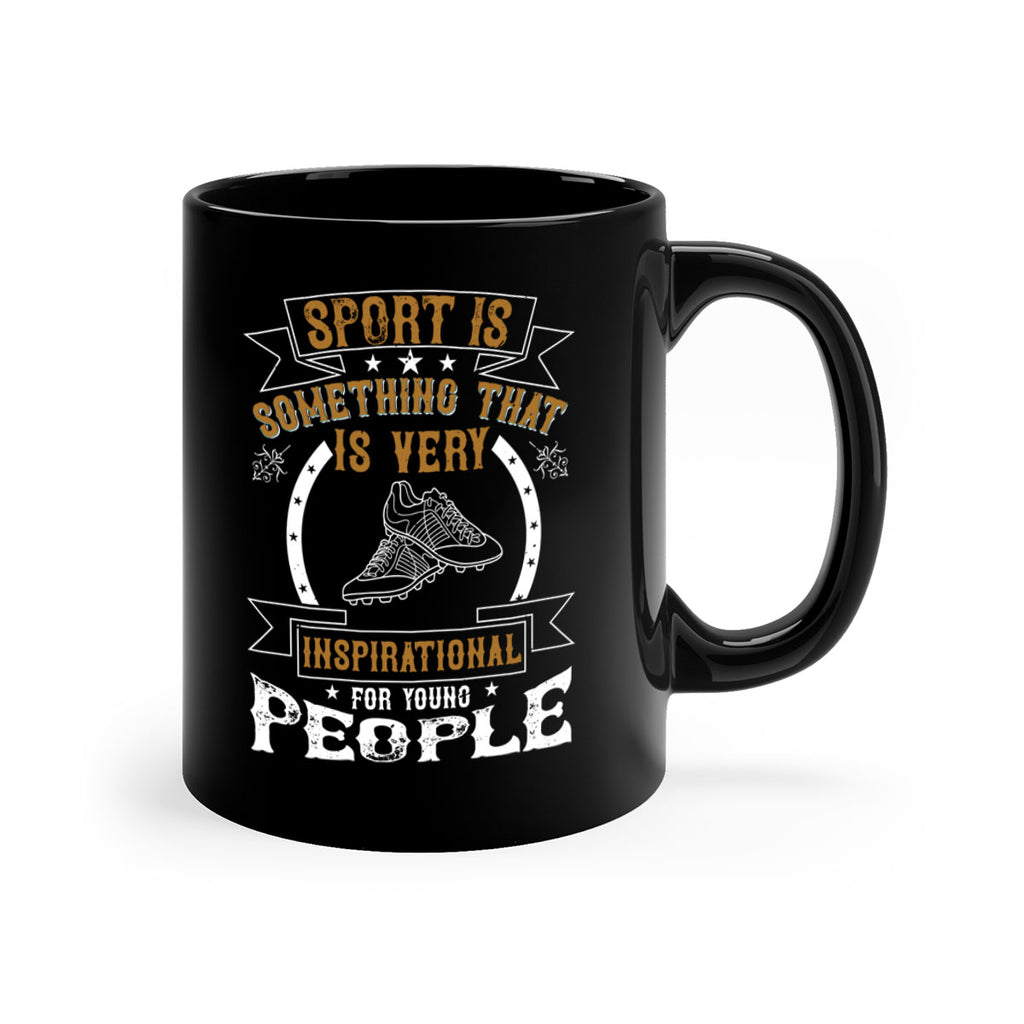 Sport is something that is very inspirational for young people 432#- soccer-Mug / Coffee Cup