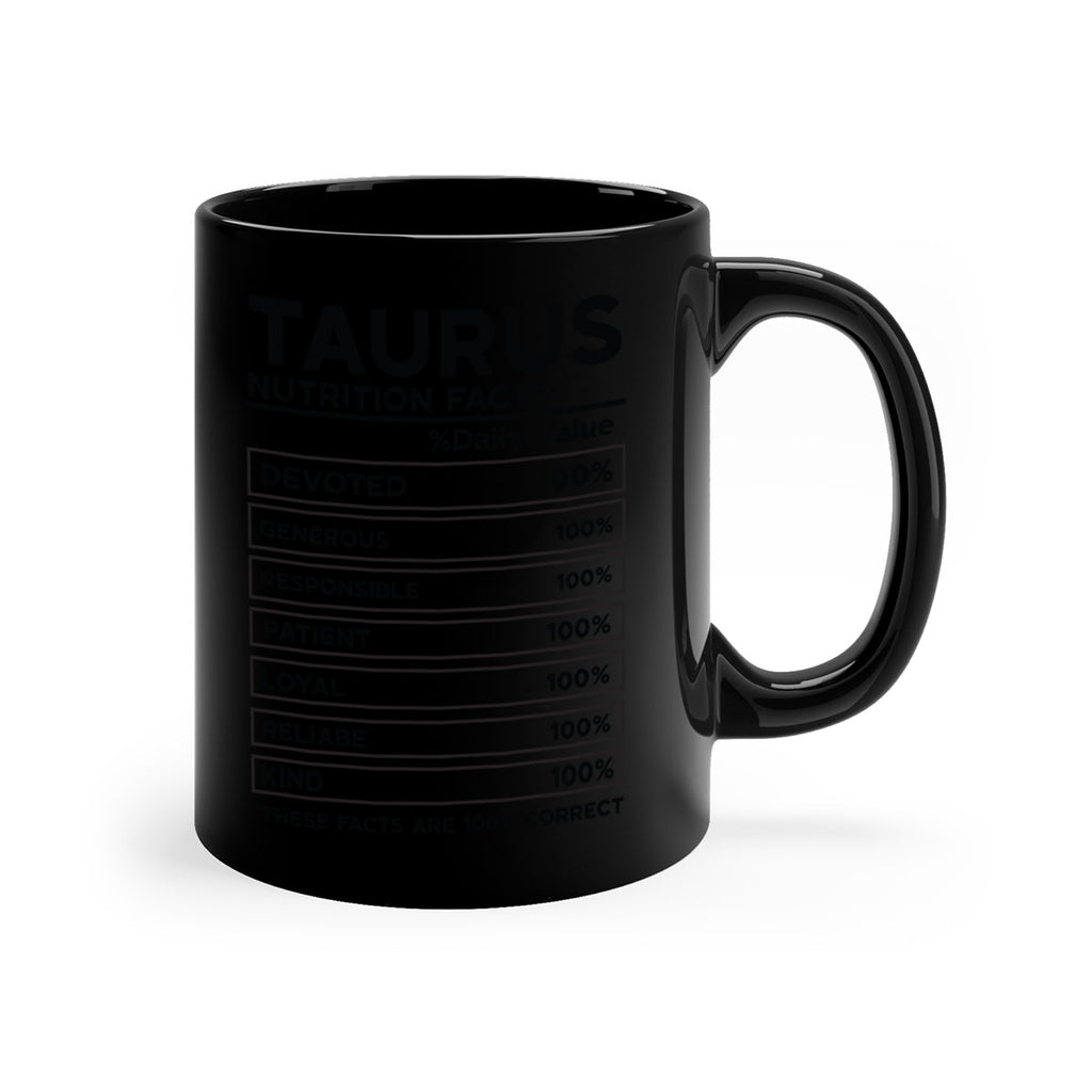 Taurus Nutrition Facts 490#- zodiac-Mug / Coffee Cup