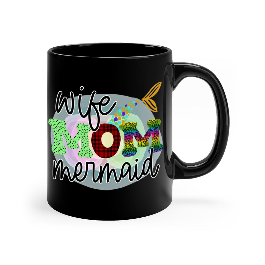 Wife Mom Mermaid 674#- mermaid-Mug / Coffee Cup