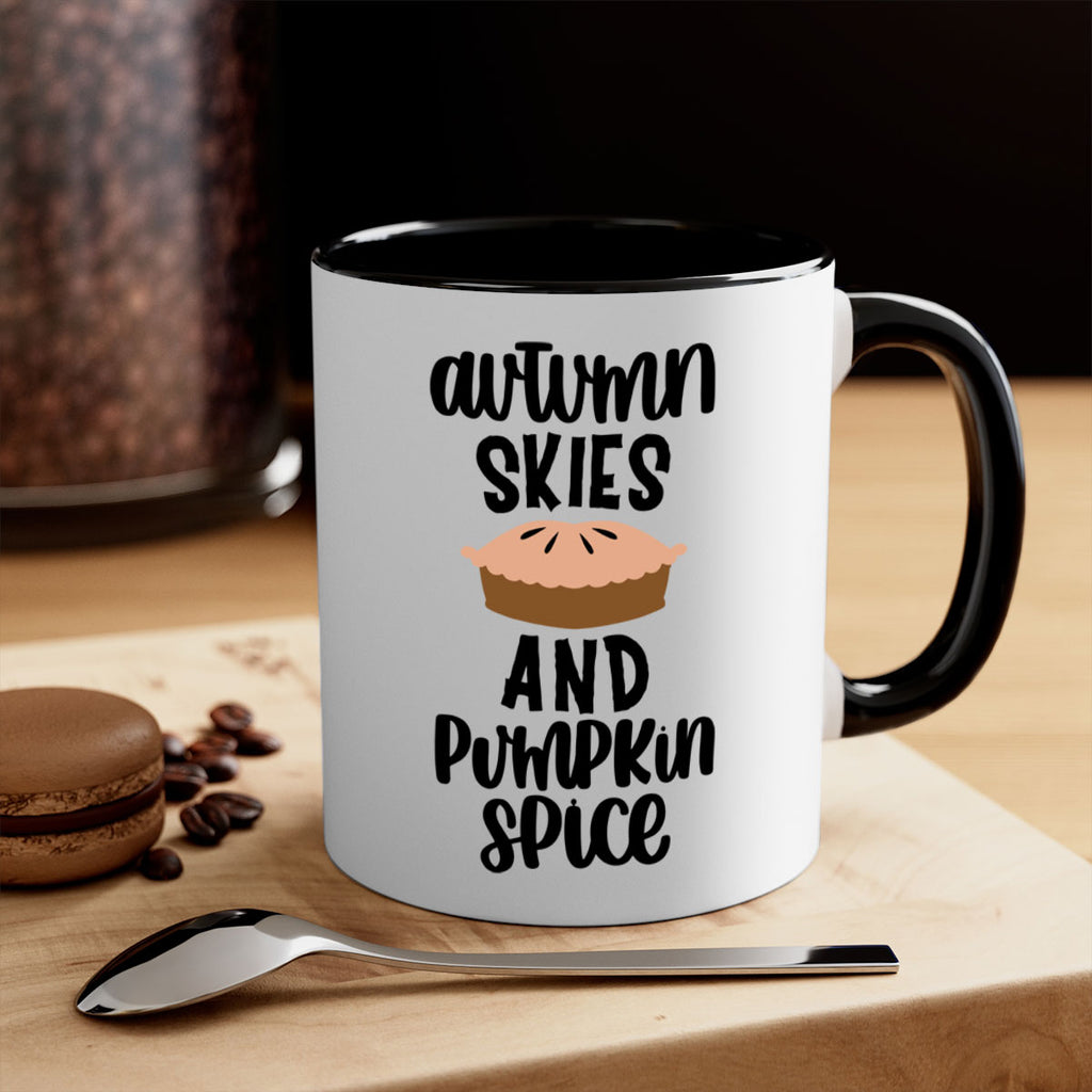 Autumn Skies And Pumpkin Spice 477#- fall-Mug / Coffee Cup