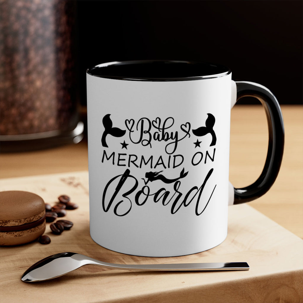 Baby mermaid on board 31#- mermaid-Mug / Coffee Cup