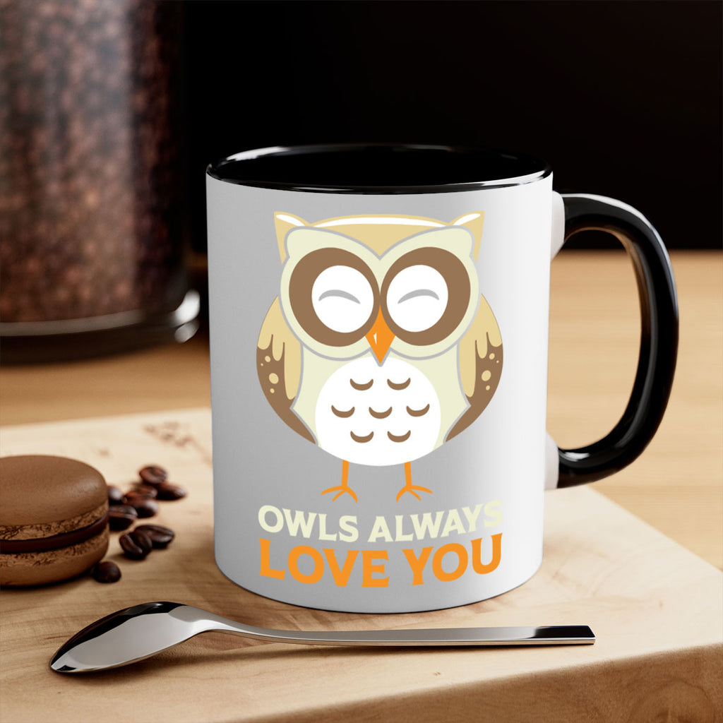 Cute Owl Always Love You A TurtleRabbit 3#- owl-Mug / Coffee Cup