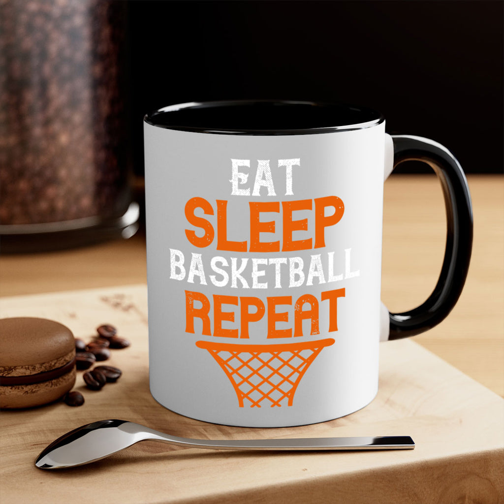 Eat more sleep basketball repeat 2350#- basketball-Mug / Coffee Cup