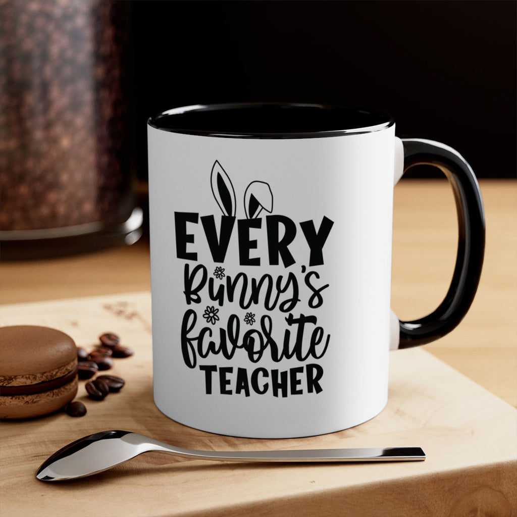 Every bunnys favorite teacher  135#- spring-Mug / Coffee Cup
