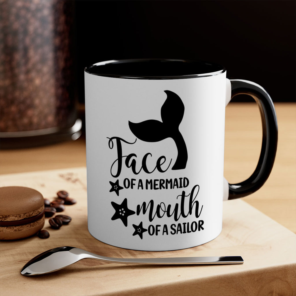 Face of a Mermaid mouth 165#- mermaid-Mug / Coffee Cup