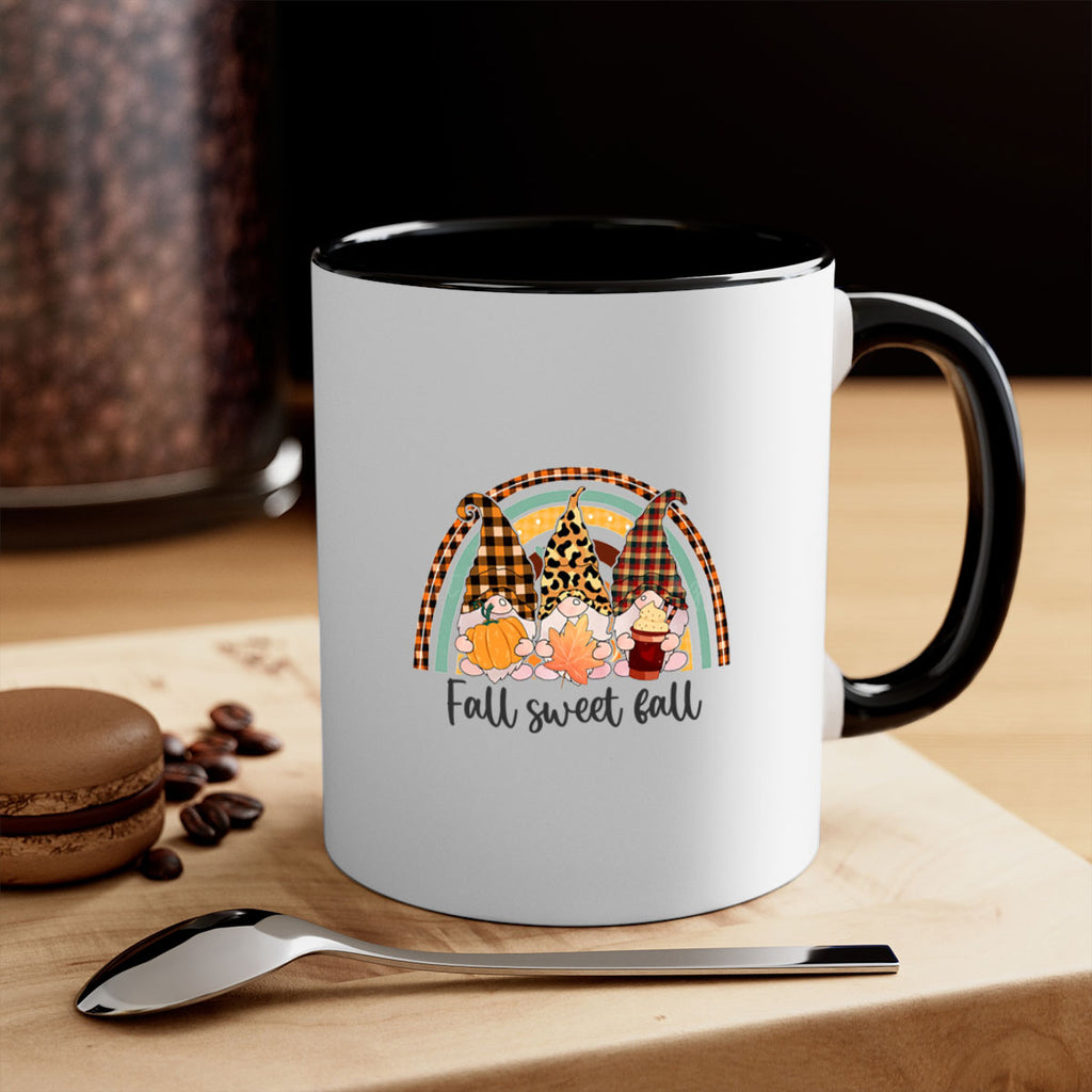 FallSweetFallGnomeRainbow 162#- fall-Mug / Coffee Cup