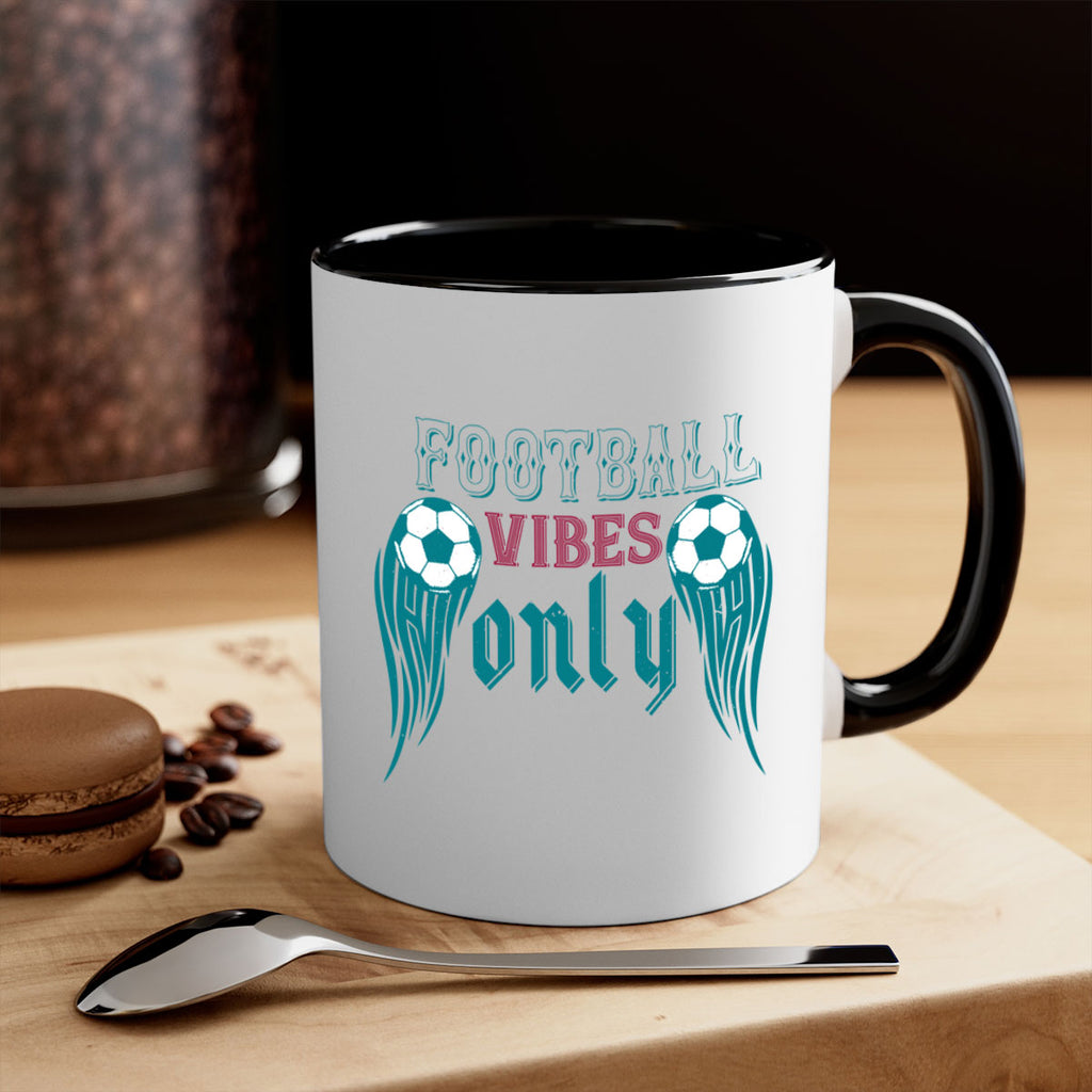 Football vibes only 1232#- football-Mug / Coffee Cup