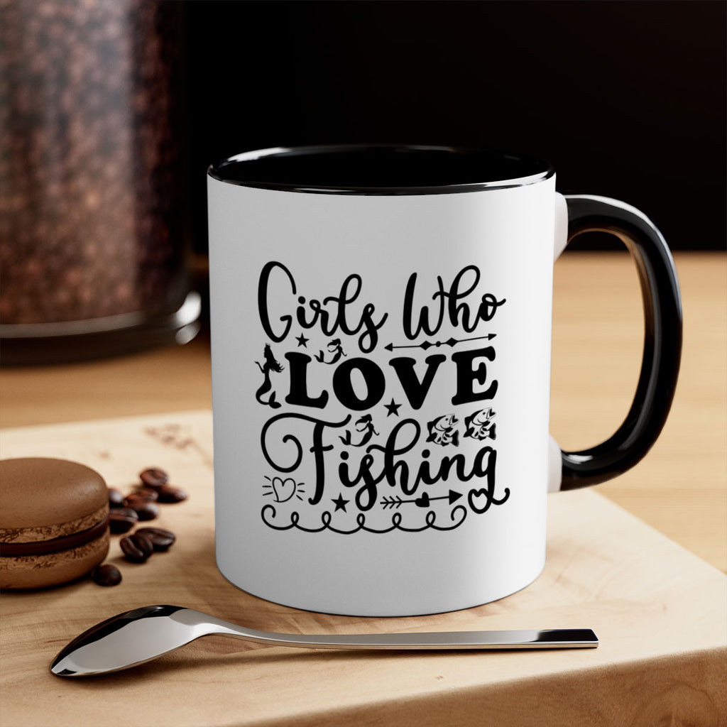 Girls Who Love Fishing 188#- mermaid-Mug / Coffee Cup