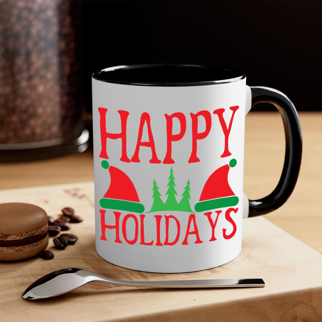 Happy Holidays 136#- winter-Mug / Coffee Cup