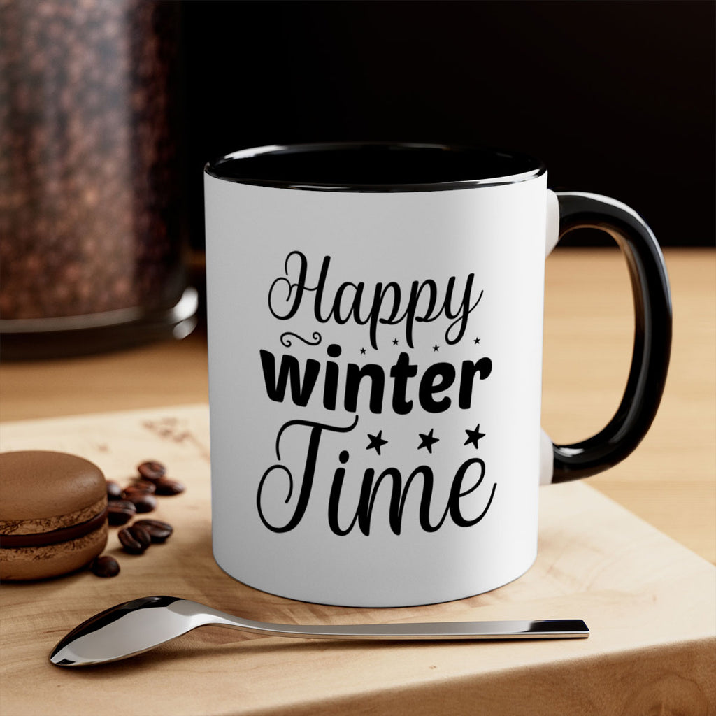 Happy Winter Time 133#- winter-Mug / Coffee Cup