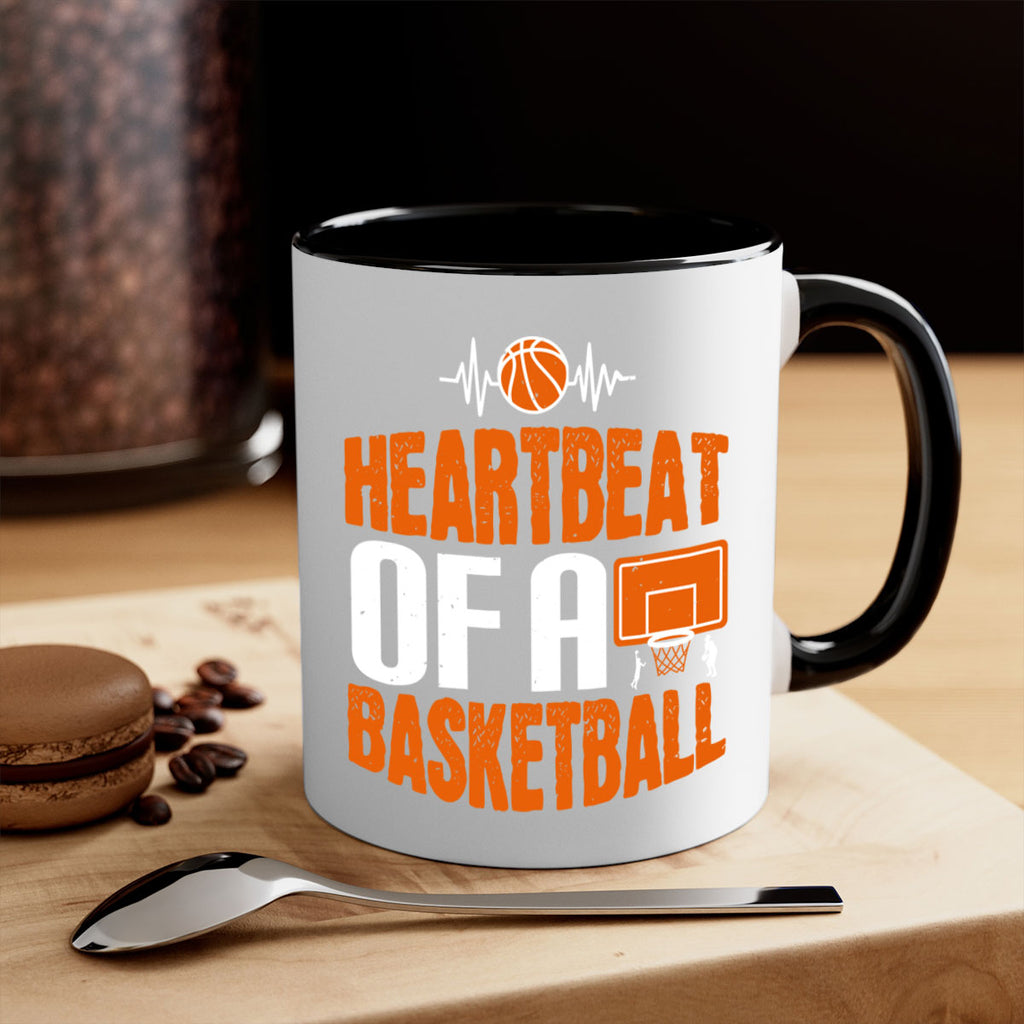 Heartbeat of a basketball 2299#- basketball-Mug / Coffee Cup