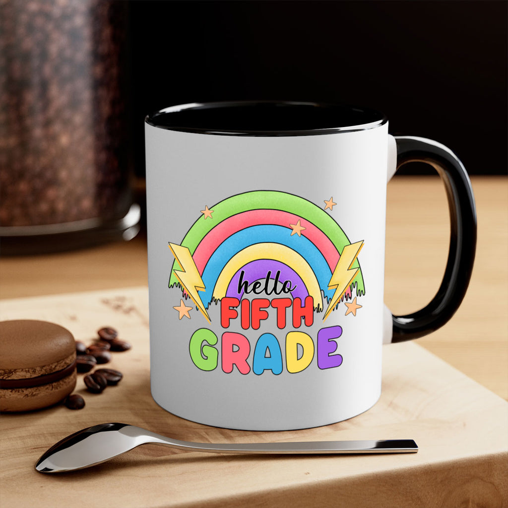 Hello 5th Grade Rainbow 14#- 5th grade-Mug / Coffee Cup
