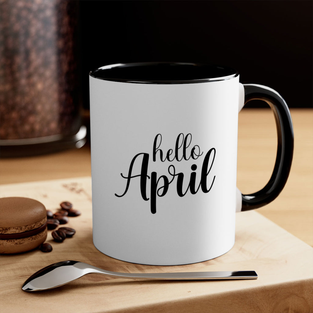 Hello april  219#- spring-Mug / Coffee Cup