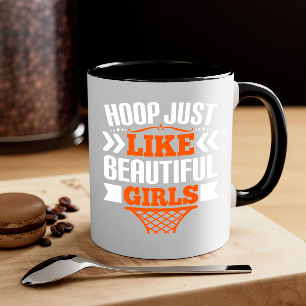 Hoop just like beautiful girls 2288#- basketball-Mug / Coffee Cup