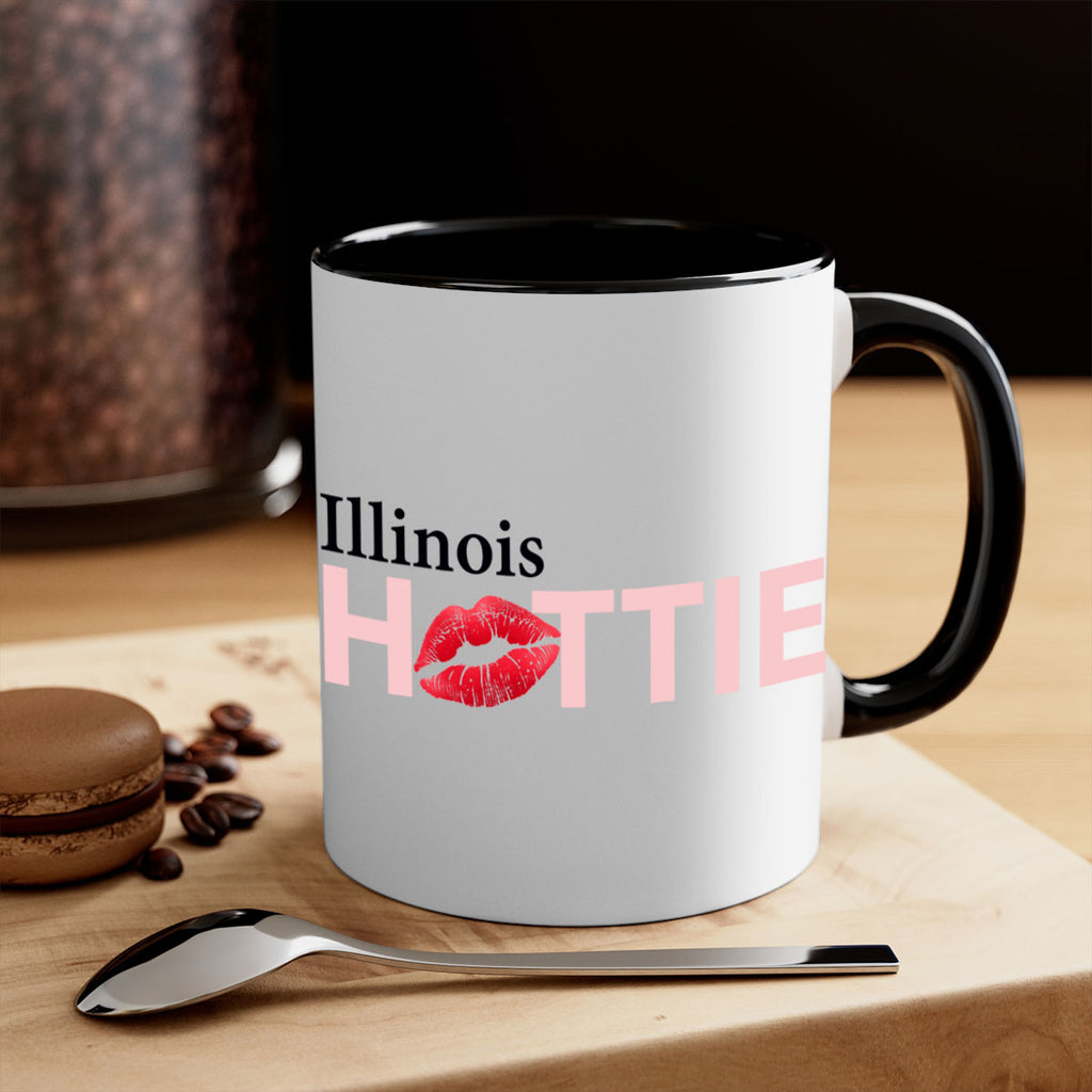 Illinois Hottie With Red Lips 13#- Hottie Collection-Mug / Coffee Cup