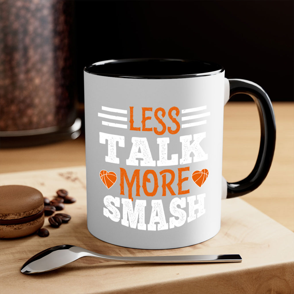 Less talk more smash 2063#- basketball-Mug / Coffee Cup