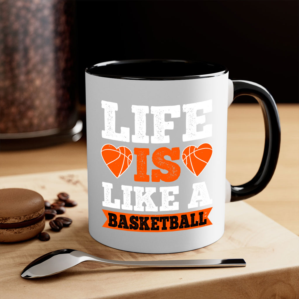 Life is like a basketball 2042#- basketball-Mug / Coffee Cup