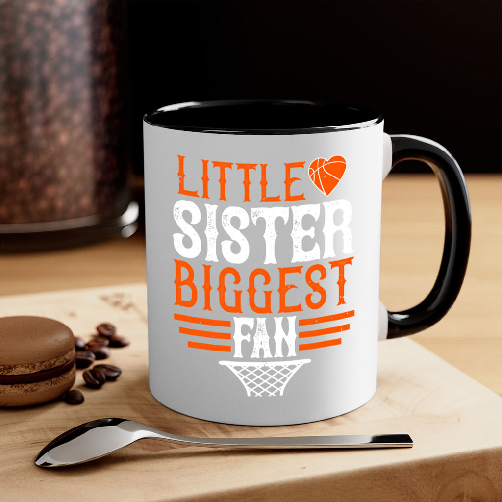 Little sister biggest fan 2002#- basketball-Mug / Coffee Cup